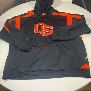 Vintage 90s Nike Oregon State Beavers Thermal Hoodie Mens XXL Center Swoosh